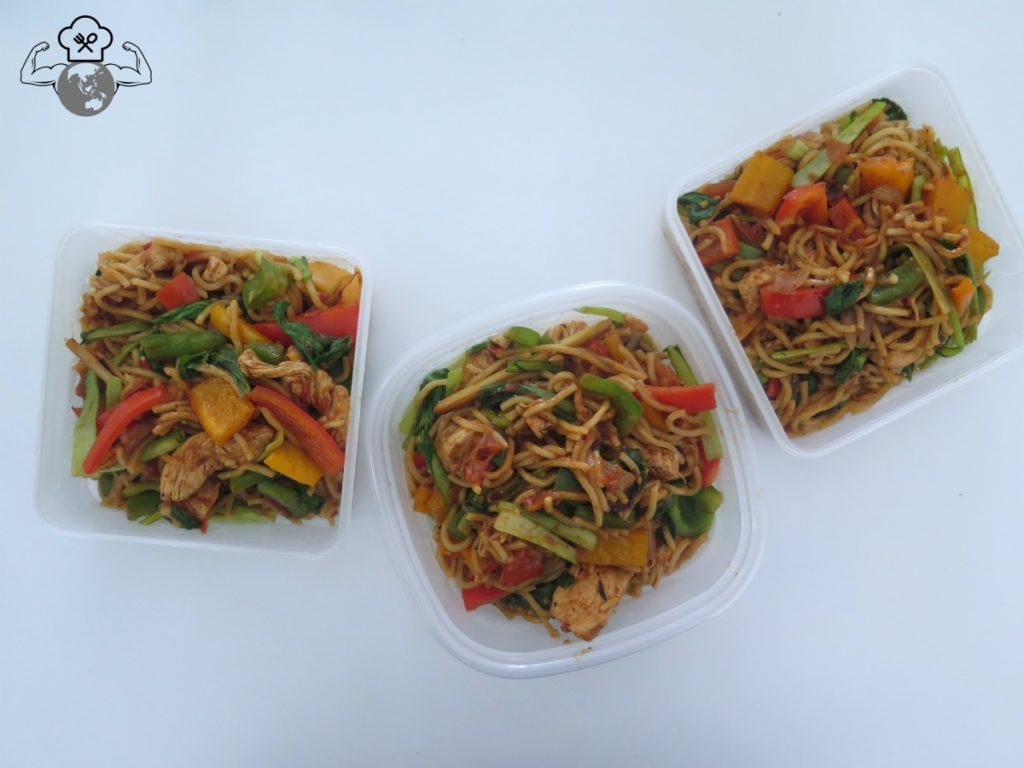 Healthy Mee Goreng Basah Meal Prep 1