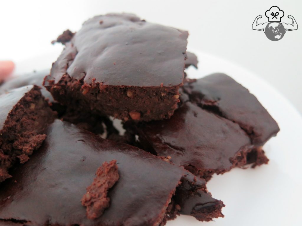 dark chocolate banana brownie 2